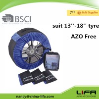 Eco-Friendly 4 pcs of one set for packing car tyre cover with fast delivery