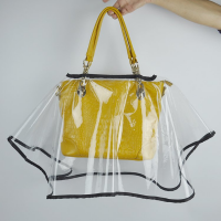 Waterproof Handbag rain Cover Transparent Eva Rain Cover Customized bag cover